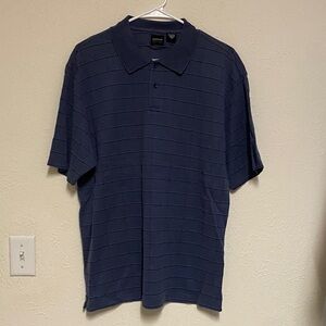 Arrow Men's Dark Blue Striped Polo Shirt
